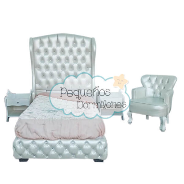 Cama Capitonada Diamante