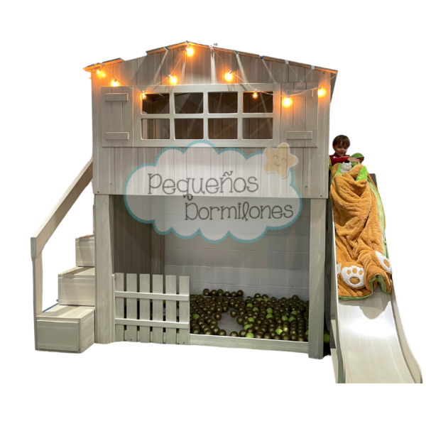 Cabaña con fachada 1 - Imagen 2